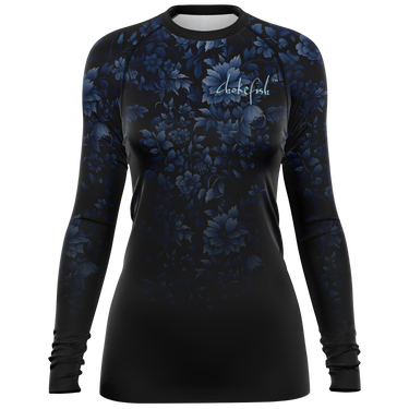 Chokefish™ Long Sleeve Rashguard Floral Woman's Shirt-002